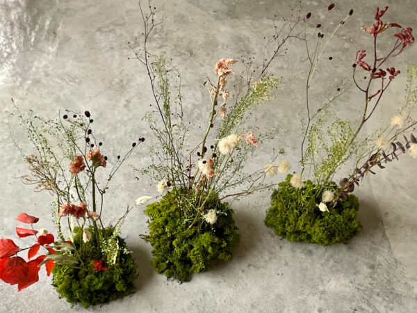 Moss centerpiece