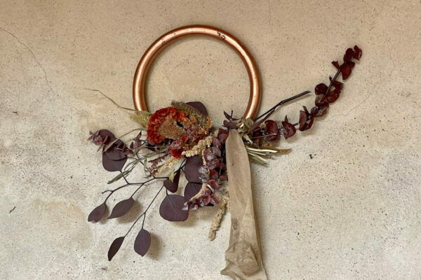 Copper Ring Wreath