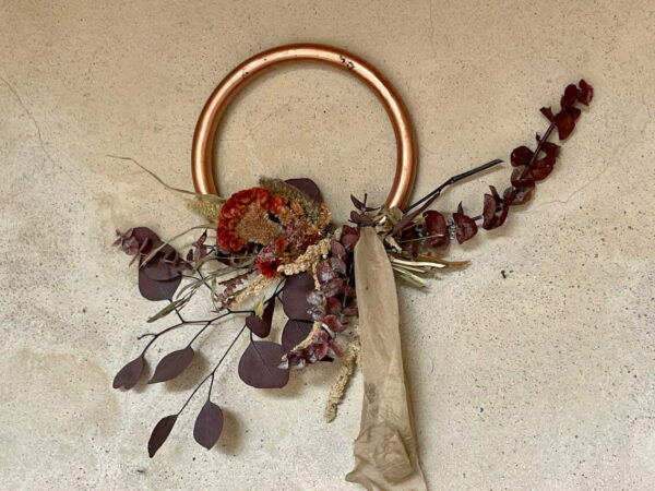 Copper Ring Wreath
