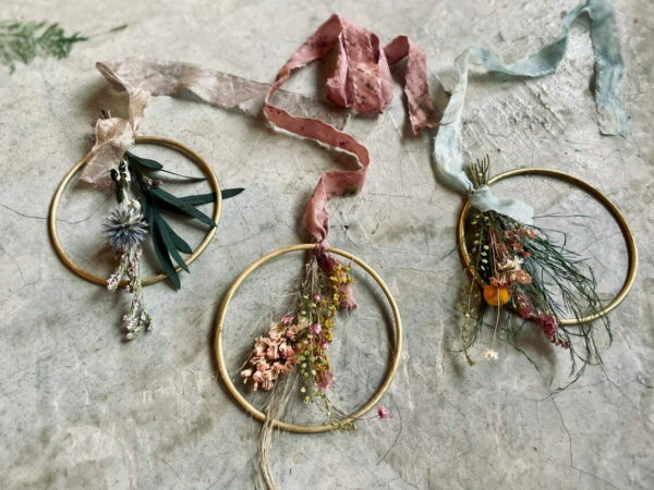 Hanging Haiku Wreath