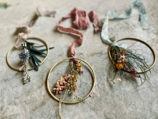 Hanging Haiku Wreath