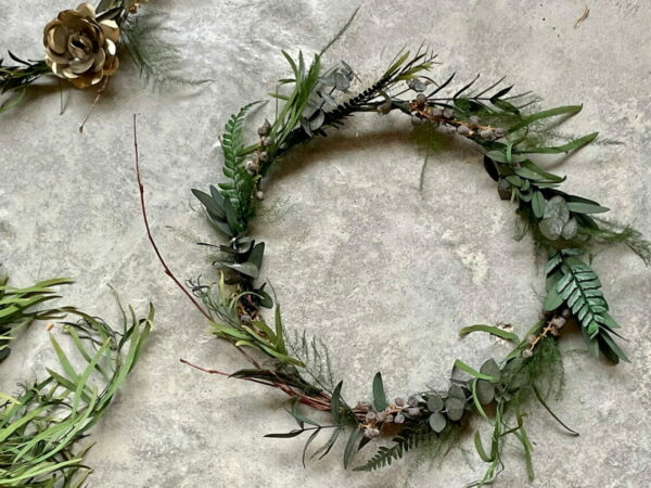 Green Line Wreath